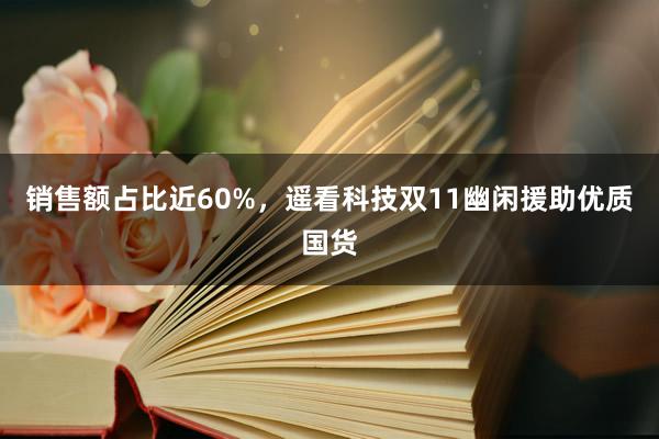 销售额占比近60%，遥看科技双11幽闲援助优质国货