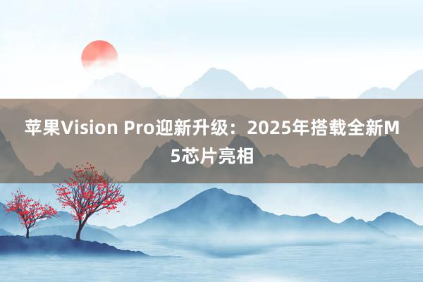 苹果Vision Pro迎新升级：2025年搭载全新M5芯片亮相