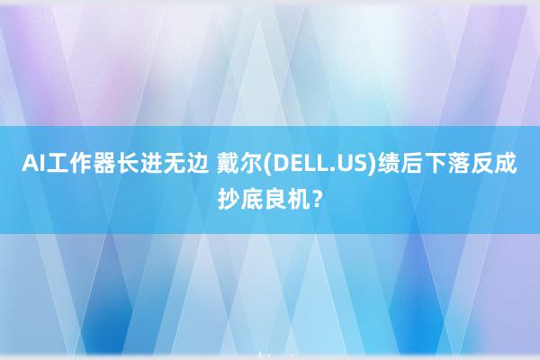 AI工作器长进无边 戴尔(DELL.US)绩后下落反成抄底良机？