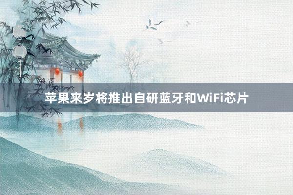 苹果来岁将推出自研蓝牙和WiFi芯片