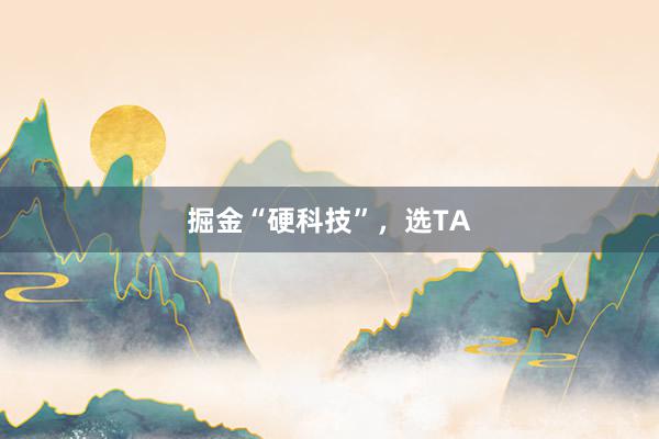 掘金“硬科技”，选TA